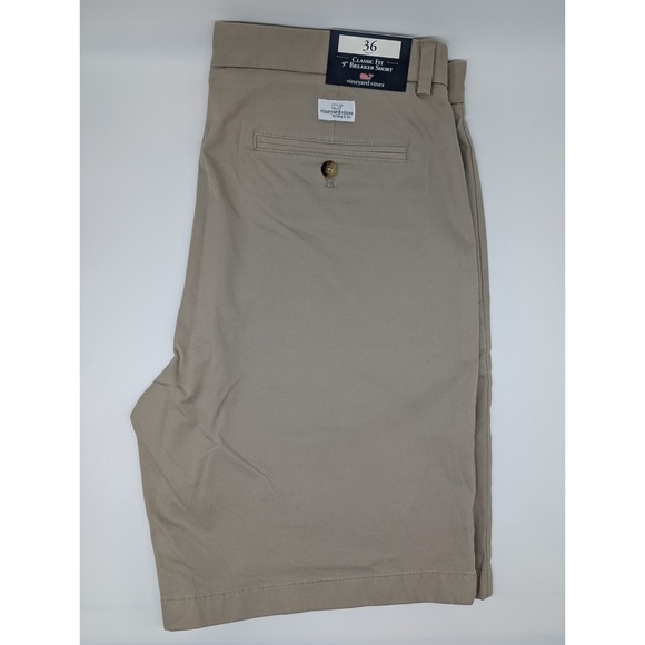 Vineyard Vines Other - Vineyard‎ Vines 9" Breaker Shorts Men's Size 36 Khaki Stretch Chino NWT